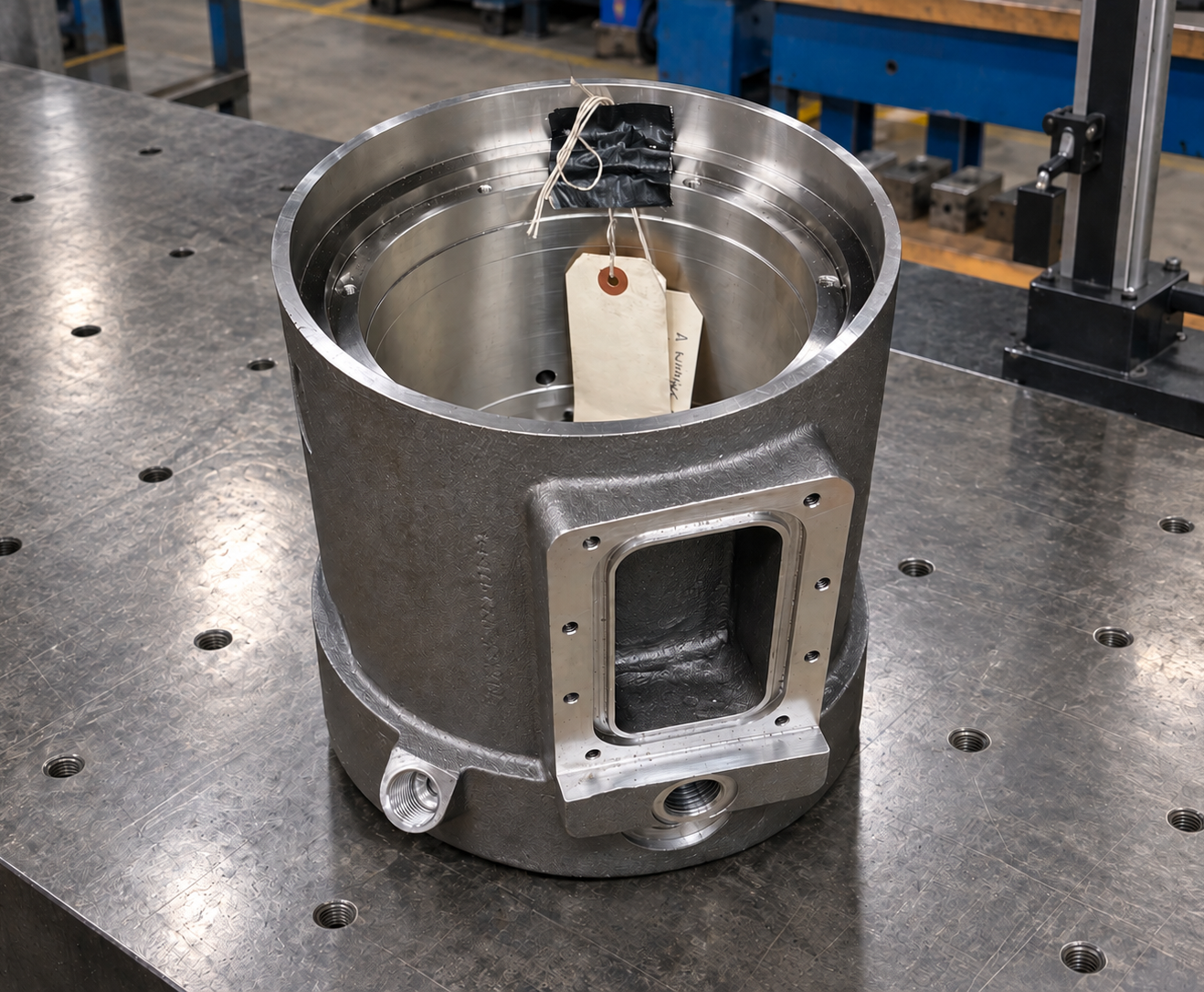Motor Casing ready for inspection