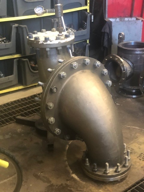 Pressure Testing of Reduction Bend